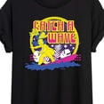 thumbnail image 3 of Disney - Lilo & Stitch - Catch A Wave - Juniors Ideal Flowy Muscle T-Shirt, 3 of 5