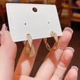 thumbnail image 4 of EKE Women’s Earrings Retro Vintage Elegant Design Lightweight Fashion Jewelry for Daily and Formal Wear, 4 of 11