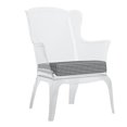 thumbnail image 5 of Baxton Studio Tasha Plastic Accent Arm Chair in Clear, 5 of 5
