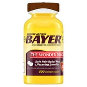 Bayer Aspirin 325 mg, 500 Tablets