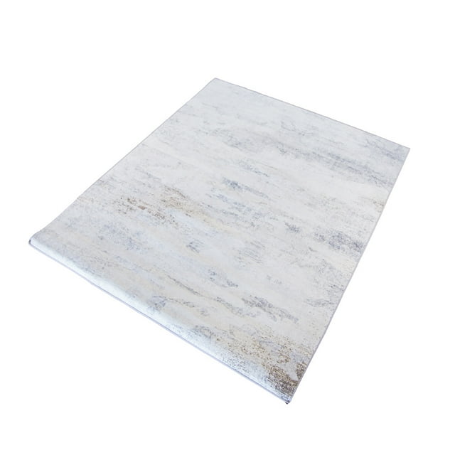 Ilios Innova | Tapete estilo ártico para sala u oficina | Diseño exclusivo | 100% poliéster | Antideslizante
