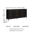 thumbnail image 3 of Signature Design by Ashley Vallisburg Black & Natural Accent Cabinet, 3 of 6