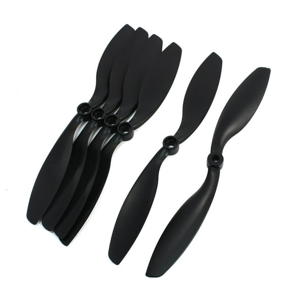 Unique Bargains 3pair 8045L 8 x 4.5L CW CCW Plastic Propeller Prop for 4-axis Plane