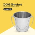 thumbnail image 4 of Round Stainless Steel Bucket Without Hooks- 6 Quarts, 4 of 6
