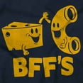 thumbnail image 2 of BFFS Mac n Cheese Funny Best Friends Unisex Plus Fleece Graphic Hoodie Brisco Brands 2X, 2 of 4