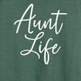 thumbnail image 3 of Instant Message - Aunt Life - Women's Lightweight French Terry Long Sleeve Shirt, 3 of 6