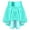 Lake Green, variant on YONGHS Kids Girls Shiny Metallic High-Low Pleated Flare Skirts Dance Athletic Scooter Skater Skort Lake Green 8