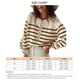 thumbnail image 5 of Suéter de rayas para mujer, jersey de rayas para mujer, jersey de rayas para mujer, jersey de rayas para mujer, prendas de punto a rayas para mujer, compactas y ligeras, 5 of 5