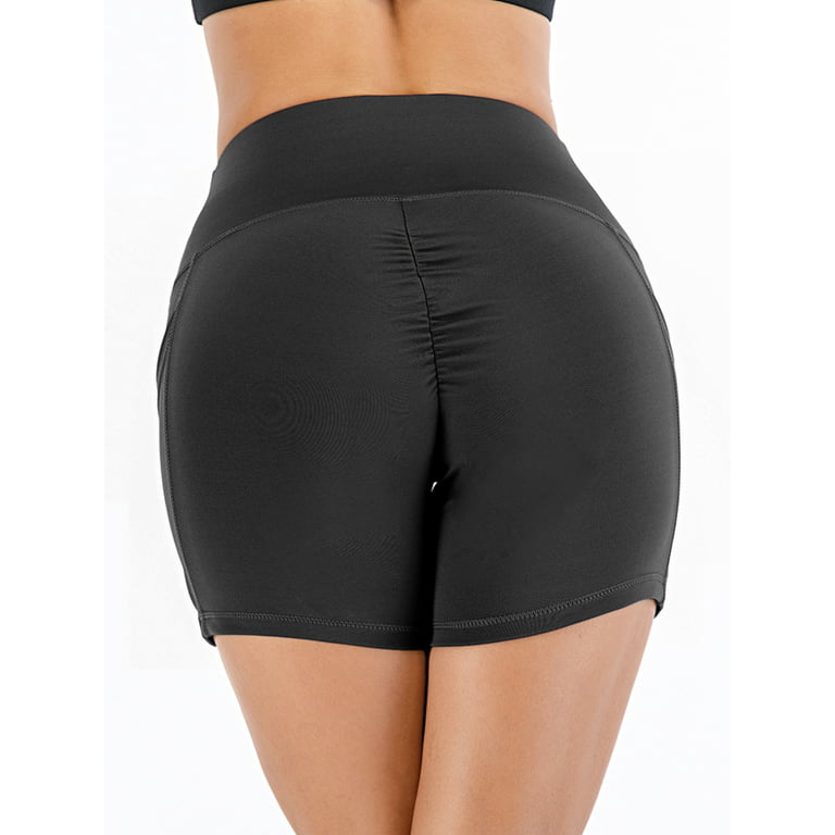 YouLoveIt Women Tummy Control Yoga Shorts Quick Dry Activewear