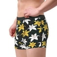 thumbnail image 2 of Uemuo Lilies Flowers Pattern Men's Boxer Briefs,Trunk Anti-Chafing,Comfortable, Durable, and Stylish Underwear-, 2 of 9