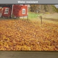 thumbnail image 6 of Ambesonne Fall Place Mats Set of 4, Red Swedish Country House, Standard Size, Multicolor, 6 of 6