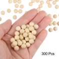 thumbnail image 3 of 300pcs Round Wood Balls 8mm Diameter Unfinished Solid Wooden Beads, Small Natural Craft Balls for DIY, 3 of 6