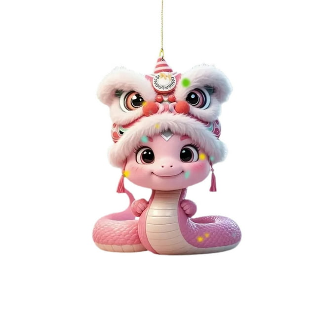 Cartoon Zodiac 2D Small Acrylic Flat Pendant for Car and Home Decoration