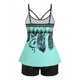 thumbnail image 2 of Tankini de Talla Extra con Estampado de Dreamcatcher Rosegal  Cárdigans de talla grande, 2 of 5