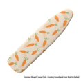 thumbnail image 6 of HELLHERO Orange Carrot Print Elastic Edge Ironing Board Cover 15"x54", Anti Slip Soft Fabric Replacement for Table Top Ironing Desk and Home Tailor Shop, 6 of 7
