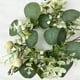 thumbnail image 4 of Corona de velas verde con hojas artificiales Guirnalda de follaje primaveral Soporte para pilares para el hogar, bodas, fiestas, centros de mesa, verde, 4 of 8