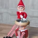 thumbnail image 5 of Muñeco elfo navideño de 42 cm para niños, minimuñecos elfos de juguete para Navidad, pequeños elfos articulados que se sientan en los estantes con piernas colgantes, 5 of 5