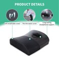 thumbnail image 2 of TechForma Lumbar Support Pillow for Car Seat&Office Chair, Memory Foam Car Seat Cushion Back Support Pillow with Adjustable Strap, Relieve Pain of Back, Lumbar and Sciatic Nerve, 2 of 8