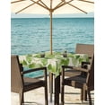 thumbnail image 3 of Fsddascl Botanical Leaves Outdoor Tablecloth - 60x60 Inch Square Dining Table Cover, Spring Retro Watercolor Pastoral Waterproof Outdoor Table Cloth with Umbrella Hole & Zipper for Picnic/Patio, 3 of 7