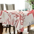 thumbnail image 5 of Yayeee Tablecloths 60" x 120" Rectangle Wrinkle Resistant Party Table Cover, Starfish Seashell, 5 of 8
