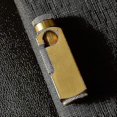 thumbnail image 2 of Heavy Machine Trench Pure Brass Kerosene Lighter Retro Metal Gift, 2 of 5