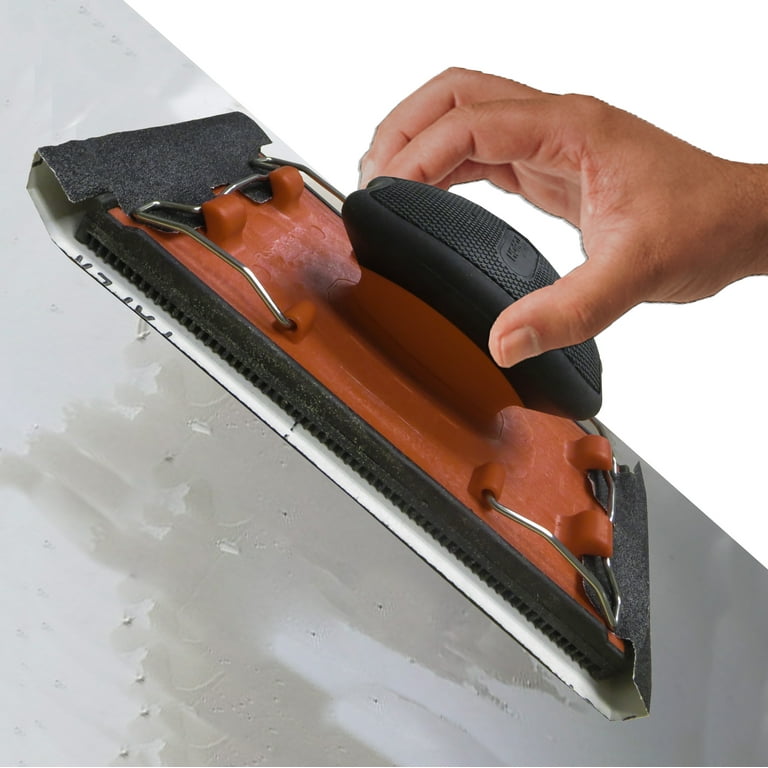 Hyper Tough Soft-Grip Palm Sander with Stainless Steel Clamps