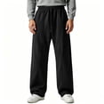 thumbnail image 5 of WPPGONE Mens Sweat Pants with Pockets Straight Leg Elastic Waisted Drawstring Comfortable Bottoms Sports Gym Athletic Casual Trousers, 5 of 6