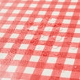 thumbnail image 6 of Mainstays Summer Fun Tablecloth, Indoor & Outdoor Table Decoration 60" x 84" - Red Checkered Gingham, 6 of 8