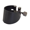 thumbnail image 4 of Boquilla de saxofón con tornillos ajustables, cuero artificial resistente al desgarro para clarinetes y músicos., 4 of 9