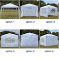 thumbnail image 4 of Topcobe 10' x 10' Pop up Canopy Tent, Easy Set up Canopy Tent, Canopy Tents for Outside, Waterproof Folding Two Doors & Two Windows Tents and Canopies with Carry Bag, Gazebo, White, 4 of 7