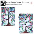 thumbnail image 4 of iPad Pro 11 Case 2020 2nd Generation, Allytech PU Leather TPU Inner Smart Cover Auto Sleep Wake Folio Flip Kickstand Full Protection Case for Apple iPad Pro 11 2nd Gen, Lucky Tree, 4 of 7