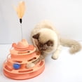 thumbnail image 1 of Pets Toy 360 Degree Rotatable Detachable Track Teasing Toys Indoor Gift Safety Playing Entertainment Interactive Training Teaser Green, 1 of 9
