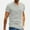 Gray, variant on Awdenio Mens Baggy Cotton And Linen Solid Short Sleeve V-Neck T- Tops Blouse Breathable and Comfortable Basics for All Seasons - Solid Color Regular Fit
