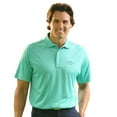 thumbnail image 1 of Monterey Club Men's Drizzle Texture Solid Golf Polo Shirt #1074, 1 of 2
