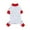 Bear Pattern, variant on HonestMatter Puppy Pajamas Dog Clothes Pet Jumpsuit Soft Cotton Dog Onesie Cute Cartoon Print Elastic Comfort Daily Wear for Dogs Adorable Bear Pattern Size L