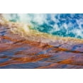 thumbnail image 2 of Bishop, Russ 32x23 Gold Ornate Wood Framed with Double Matting Museum Art Print Titled - Grand Prismatic Spring-Yellowstone National Park-Wyoming-USA, 2 of 4