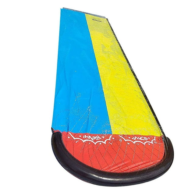 Langgg Water Slide Summer Kids Dual Racing Slide Outdoor PVC Sliding Toy for Water Park Lawn Backyard