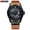 Orange, variant on Men's Luxury Sport Watch – Quartz Movement, Waterproof, Date Display, Luminous Dial, Leather Strap