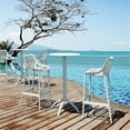 thumbnail image 2 of Siesta ISP161-WHI Table de Bar Rond Pieuvre Blanc, 2 of 10
