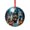 style, variant on Ornament Halloween Night with Pumpkins Round Christmas Ornament Happy Halloween Hanging Ornaments for Holiday Decoration for Family Couples Friends