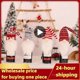 thumbnail image 3 of New Year 2024 Christmas Decorations Santa Claus Wine Bottle Dust Covers Champagne Gifts Bags Xmas Home Dinner Party Table Decors, 3 of 5