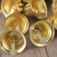 thumbnail image 4 of NICEXMAS 15Pcs Compact Golden Metal Bells for DIY Crafting Hanging Ornaments and Festival Decoration, 4 of 7
