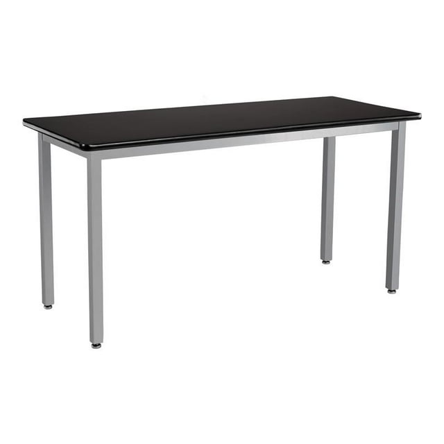 NPS SLT 9 Series 24x54" Table de Laboratoire en Métal avec HPL en Noir