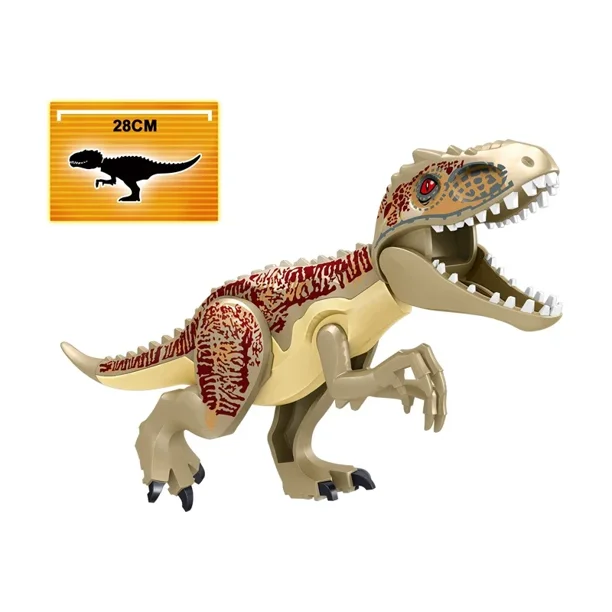 Jurassic World 2 figuras de dinosaurios Tiranosaurio Rex Indominus Rex i-rex Indoraptor bloques de construcción juguete para niños Compatible
