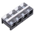 thumbnail image 1 of Bloque de terminales Conector de corriente de doble fila Cableado de alimentación Tira de terminales de cobre con cubierta AC600VTC‑1504 (8 puntos de conexión), 1 of 12