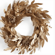 ARHAUS Gold Pinecone Wreath