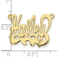 thumbnail image 3 of 10k Yellow Gold Polished Name Plate Material Primary - Delicate Breathtaking Vibrant Bring sparkle and sophistication to your day, 3 of 4