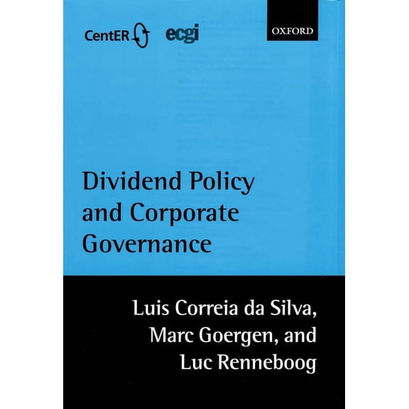 Dividend Policy and Corporate Governance, (Hardcover)