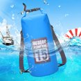 thumbnail image 4 of Bolsa de agua para canotaje de 15/30L, portátil inflable de PVC ligero para acampar al aire libre, 4 of 9