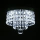 thumbnail image 3 of Moderna Simplicidad K9 Cristal Araña Lámpara de techo Lámpara de techo Presión ancha 85-265V Panel de luz de oro blanco Colgante Dormitorio Luz de Luz de Luz de Luz Plaufondlamp Luz (luz blanca 15w,, 3 of 4